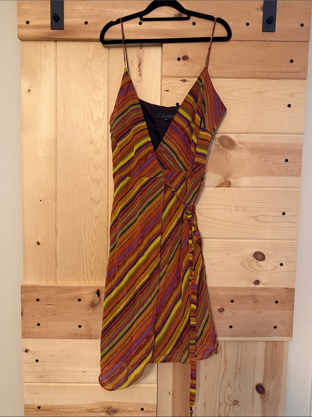 Vintage Nicole Miller Collection Striped Dress Size 12